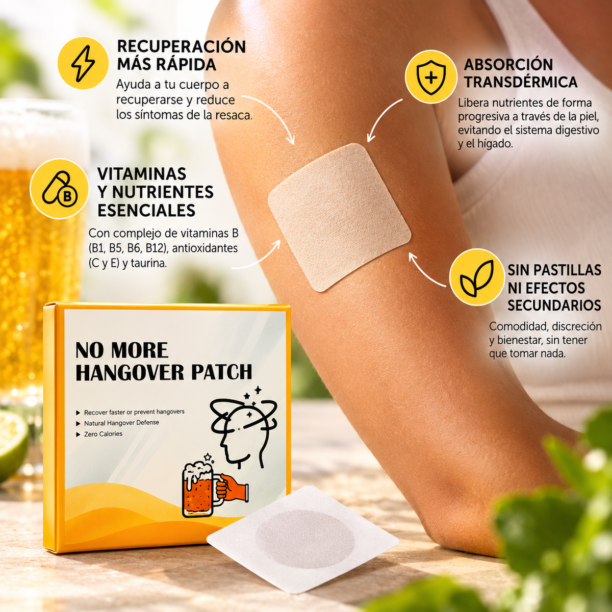 PARCHE PARA LA RESACA HANGOVER®