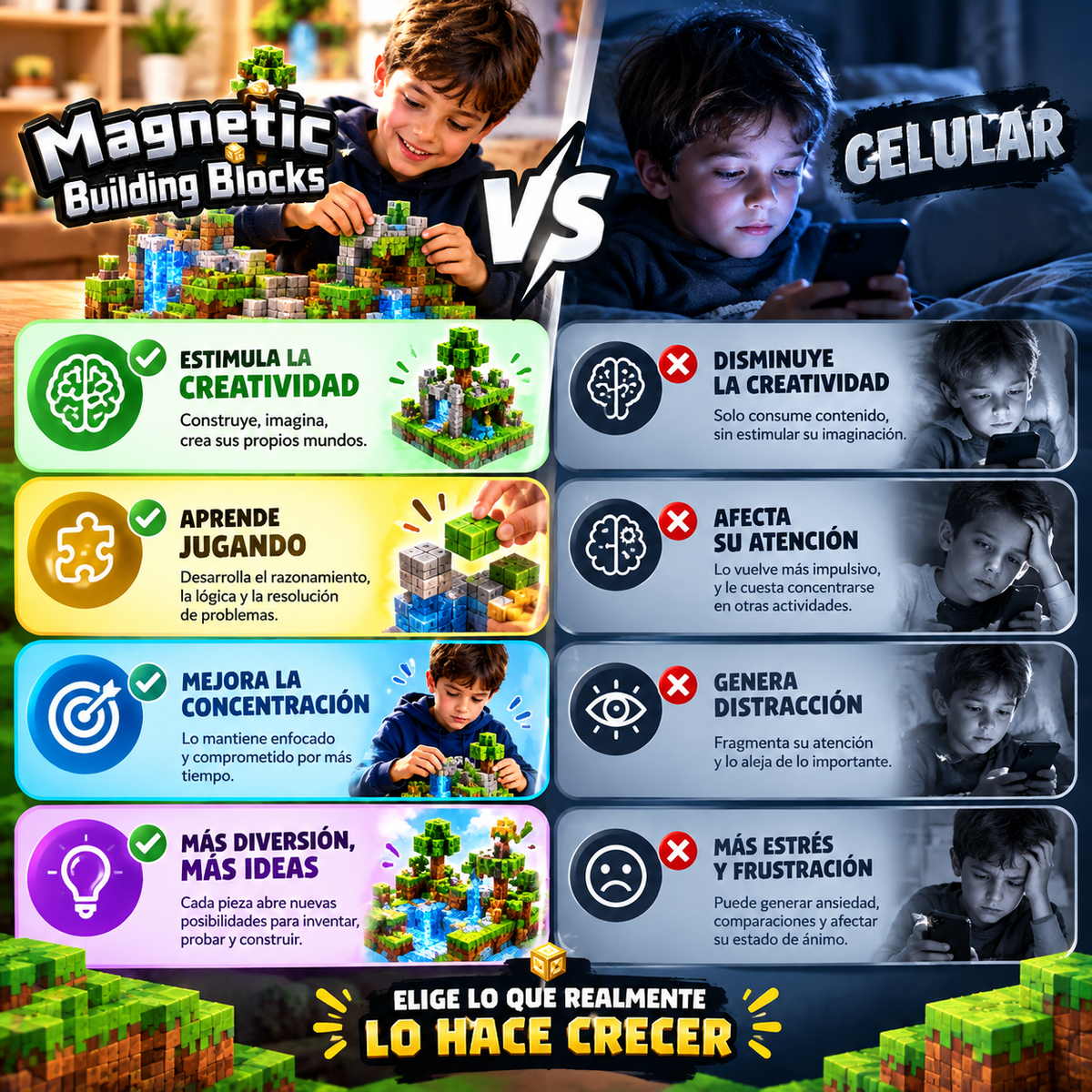 ¡QUE EL CELULAR NO LE ROBE SU INFANCIA!